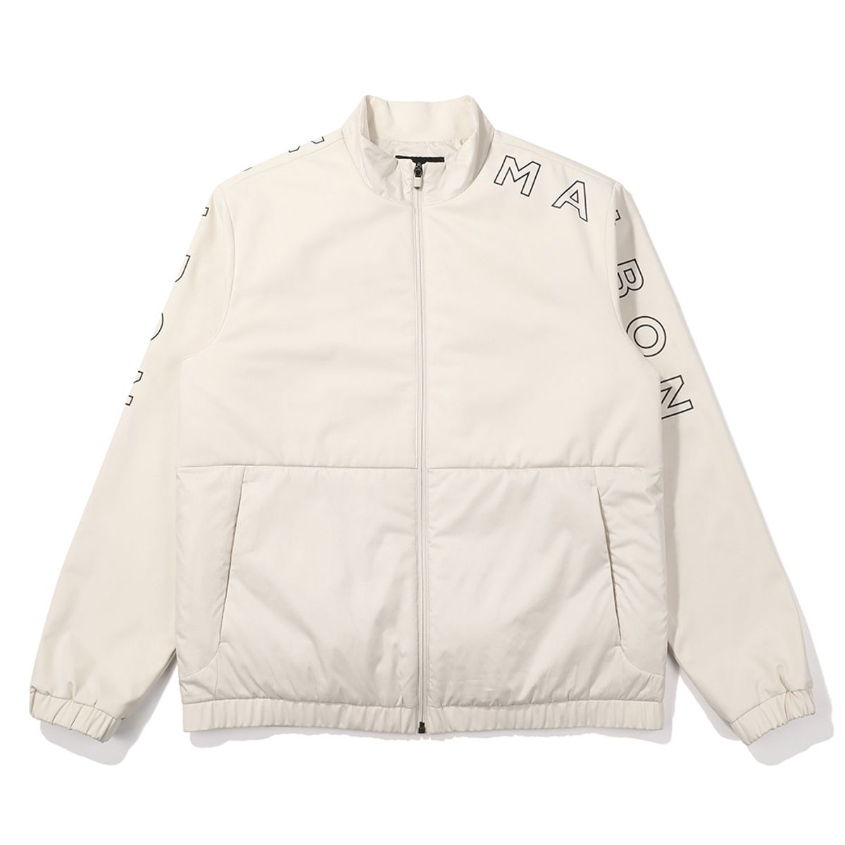 말본 골프(MALBON GOLF) 우븐 믹스 하이브리드 패딩자켓 IVORY (MAN)