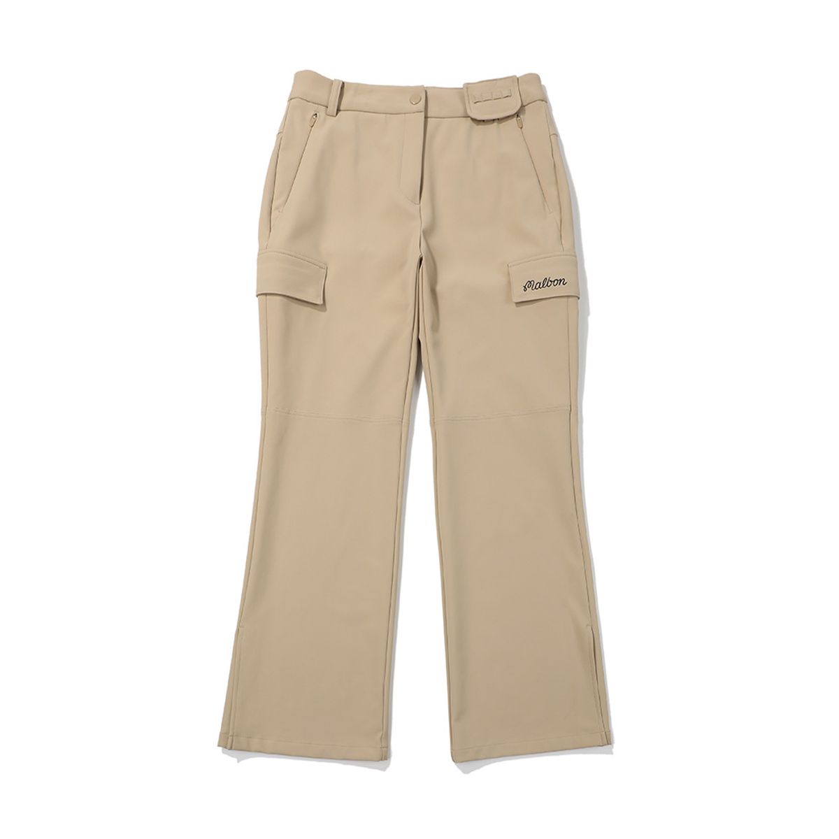말본 골프(MALBON GOLF) 세미 부츠컷 기모 팬츠 BEIGE (WOMAN)