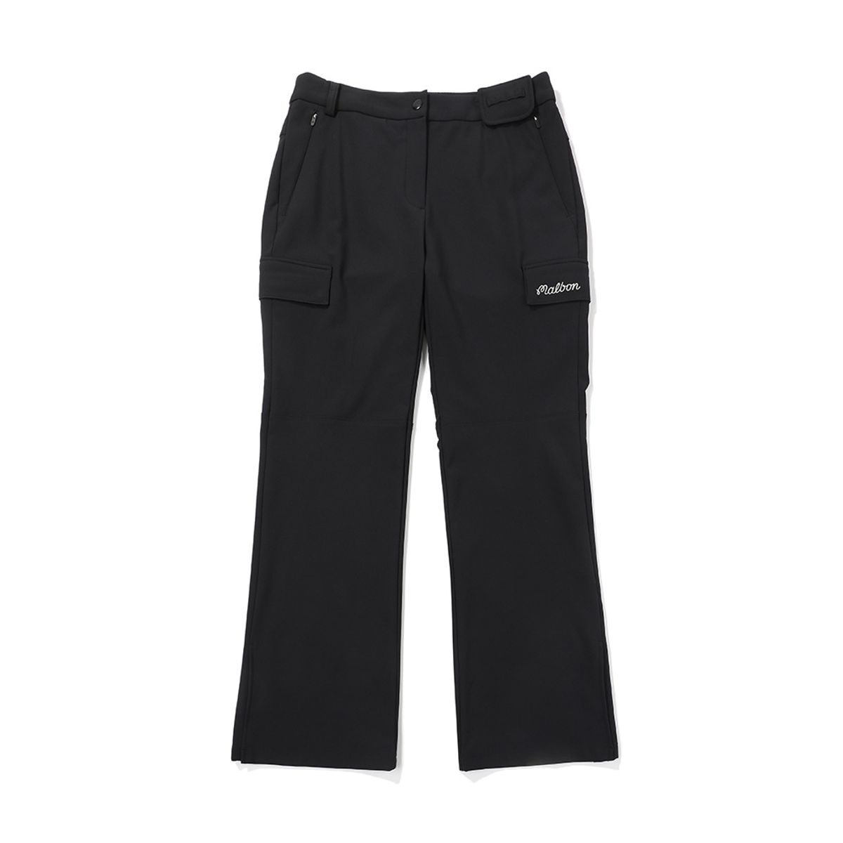 말본 골프(MALBON GOLF) 세미 부츠컷 기모 팬츠 BLACK (WOMAN)