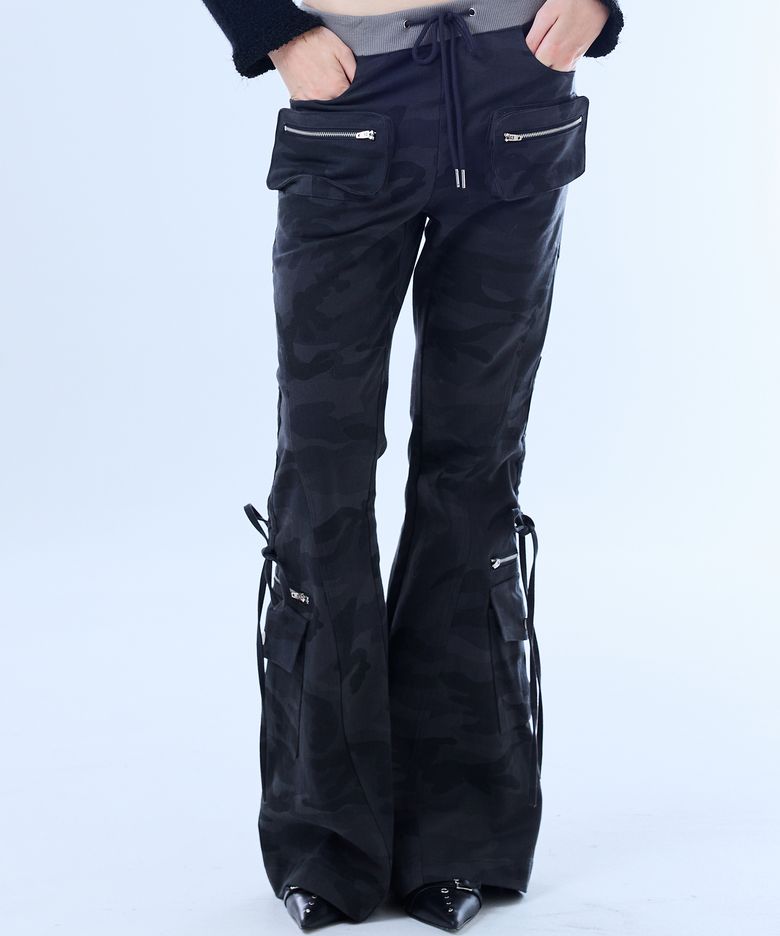 FS BOOTSCUT POCKET CARGO PANTS(CAMO)