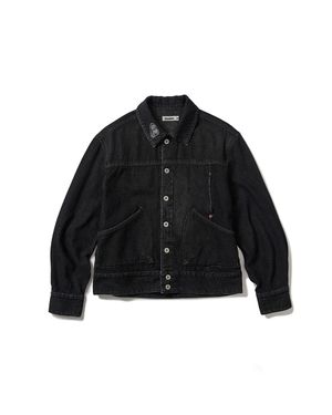 Sphinx denim short trucker jacket / Canvas black