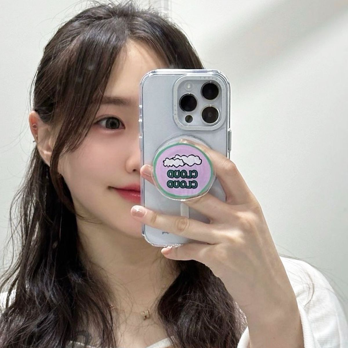 일육팔센치케이스(168CM) 아이폰 맥세이프 그립 스마트톡 거치대 클라우드