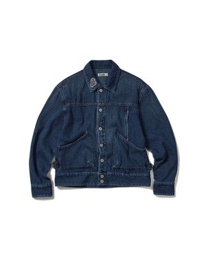 Sphinx denim short trucker jacket / Canvas indigo