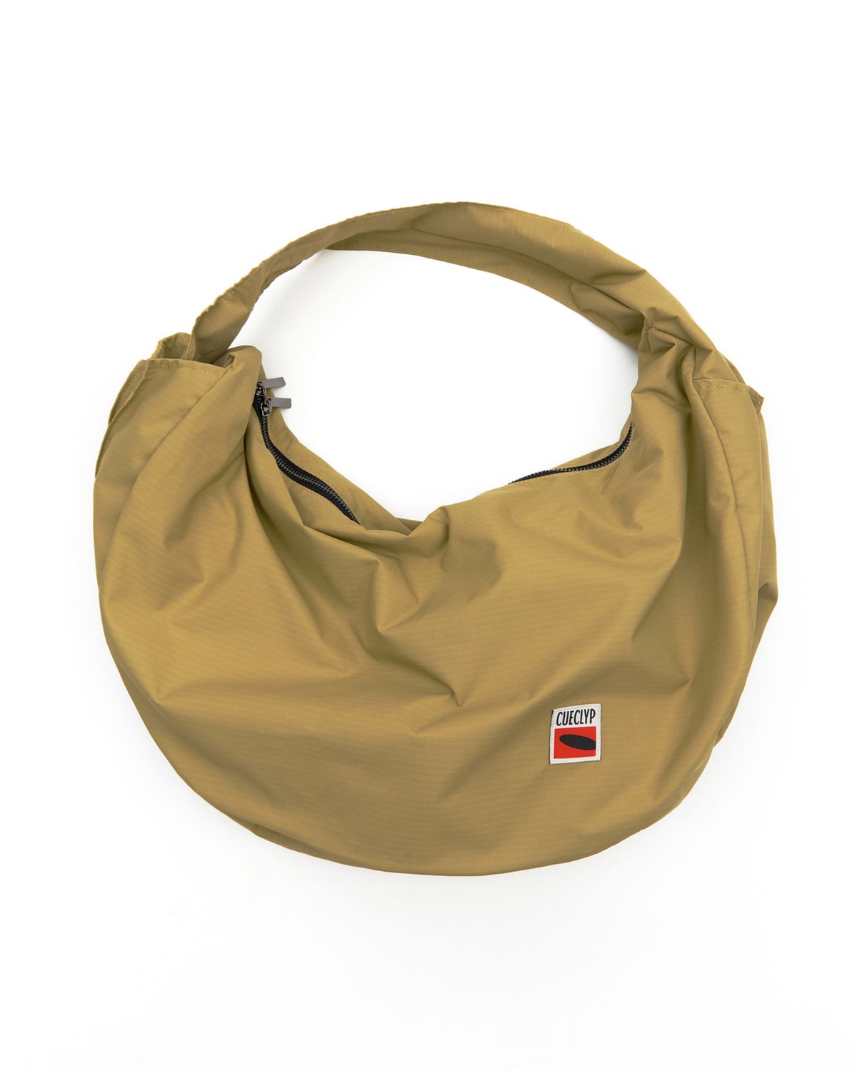 큐클리프(CUECLYP) [PAPARAZZI] Standard Hobo Bag (Mild Khaki)