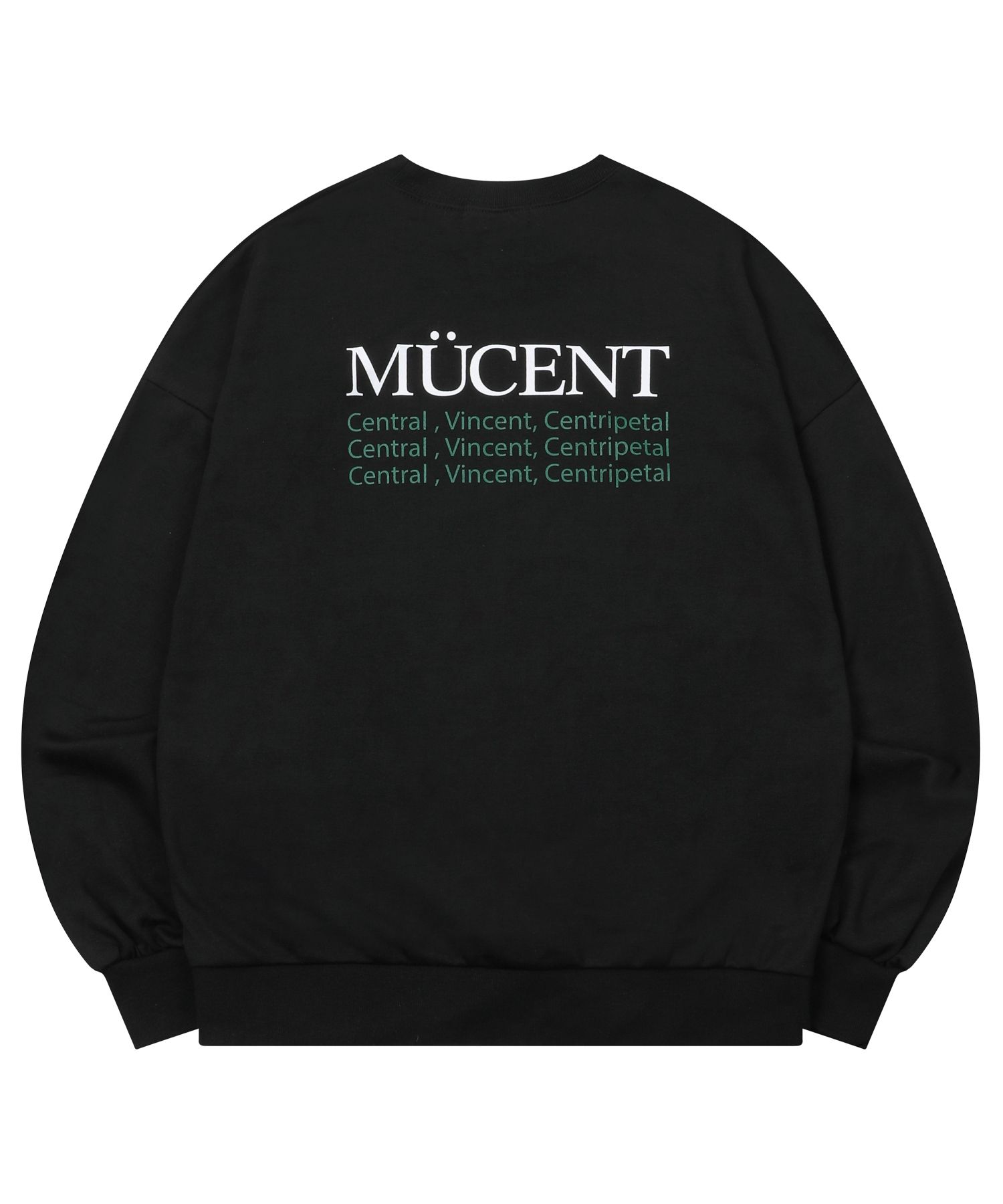 ★MUCENT★ Essential Lettering Loose Fit Long Sleeve Man to MUSINSA | MUCENT Slogan loose fit long sleeve man to man