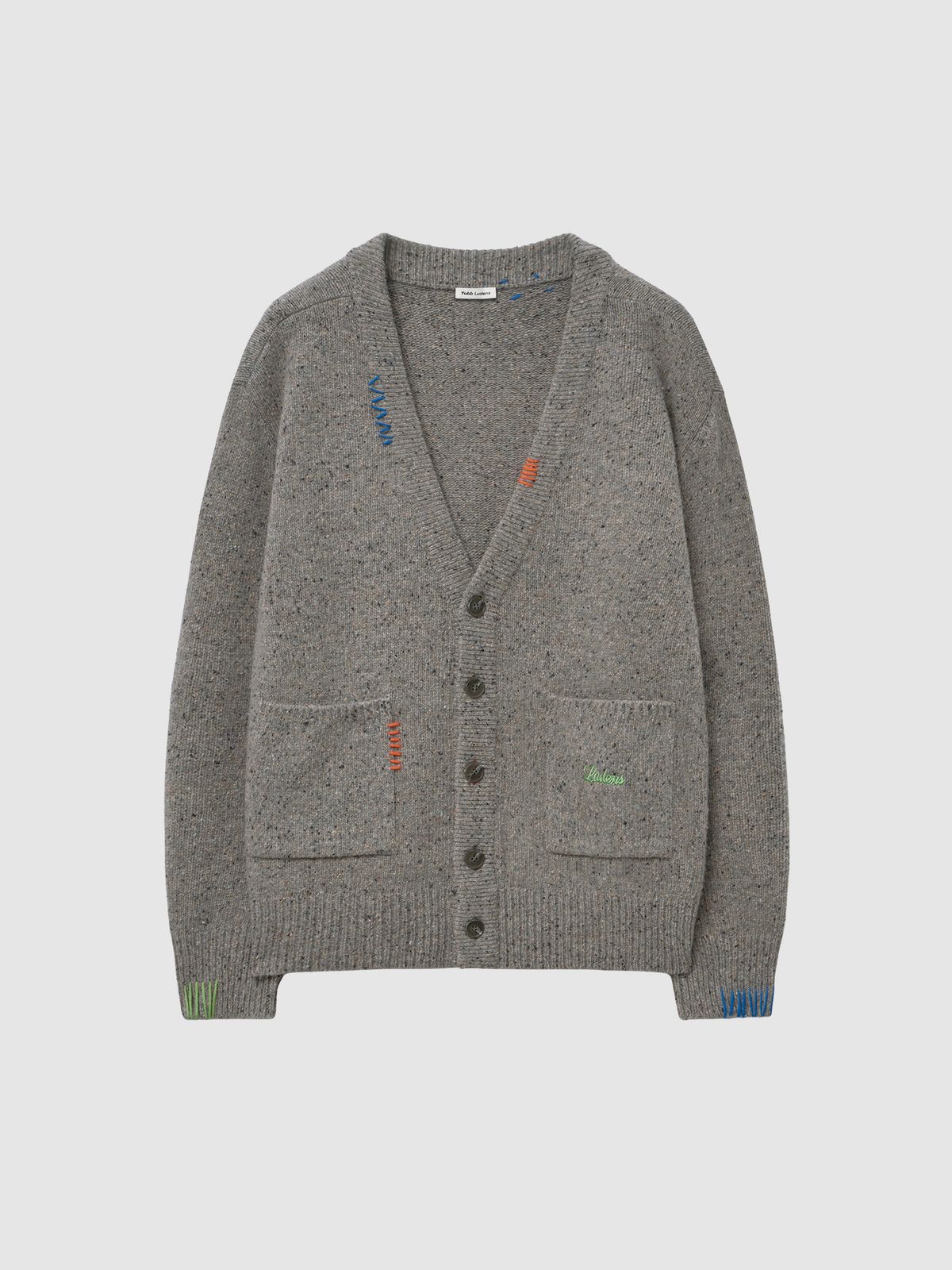 탭루덴스(TABBLUDENS) Stitch Point Oversized Cardigan_Grey Beige