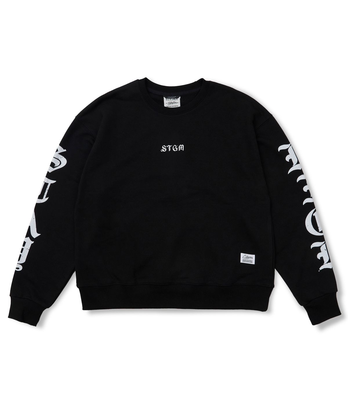 스티그마(STIGMA) Stay High Oversized Crewneck Black