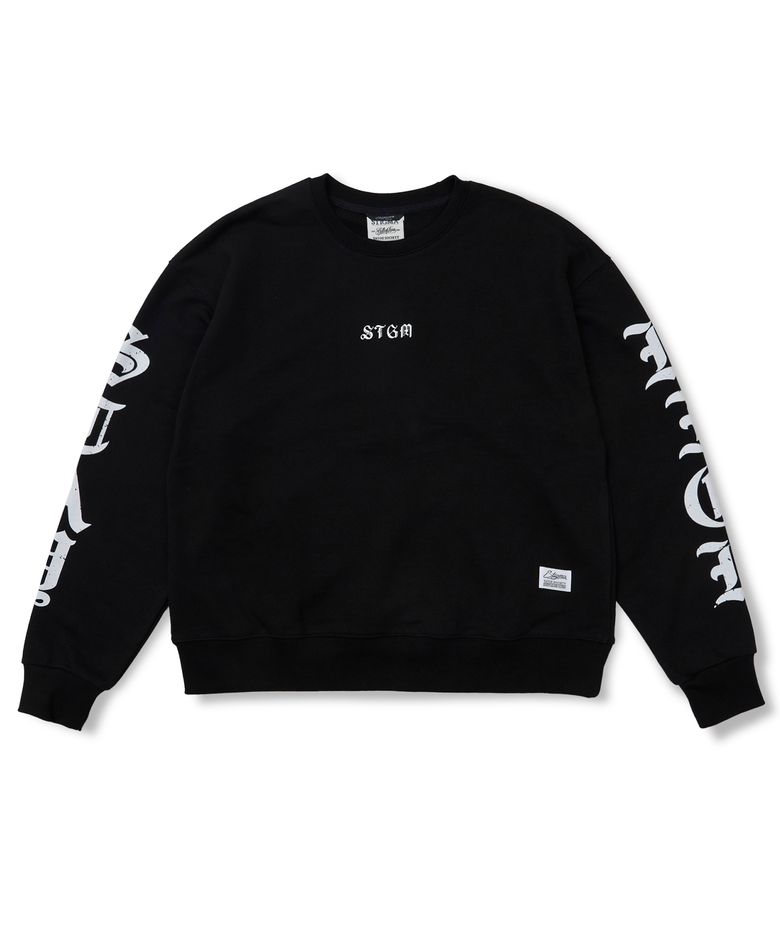 Stay High Oversized Crewneck Black