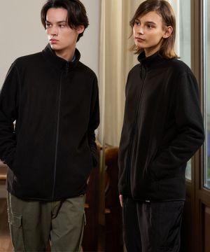 폴라플리스 자켓 블랙