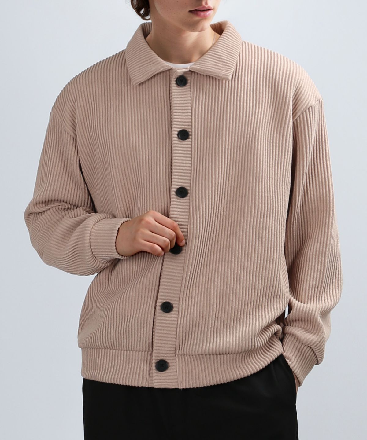 베리베인(VERYVAIN) RAVINE COLLAR CARDIGAN (BEIGE)