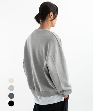 오버핏 절개라인 스웨트 셔츠 ( 4Color )