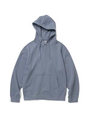 기모 오버핏 후드 스웻 셔츠 [ASH BLUE]