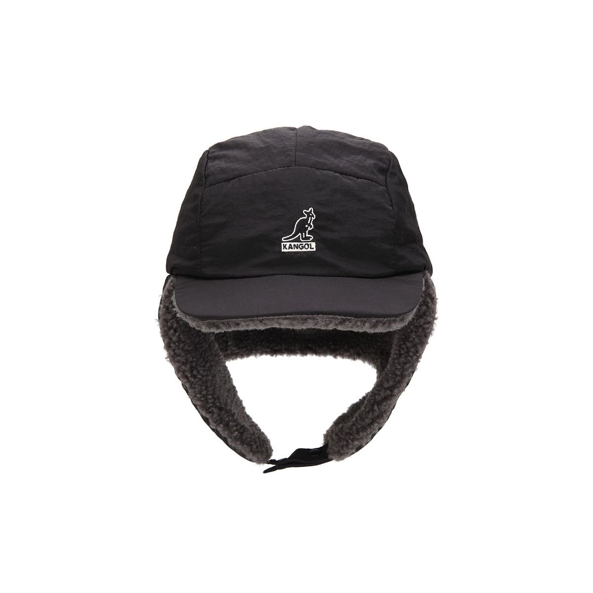 캉골키즈(KANGOL KIDS) 키즈 플리스 리버시블 이어플랩 QF 0002 블랙