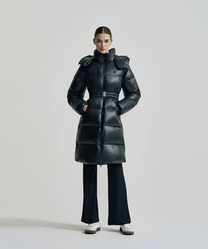 W 데일리 롱 다운점퍼