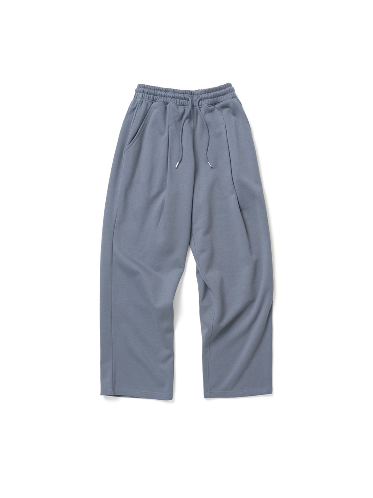 엑스오엑스(XOX) 기모 원턱 와이드 스웻 팬츠 [ASH BLUE]
