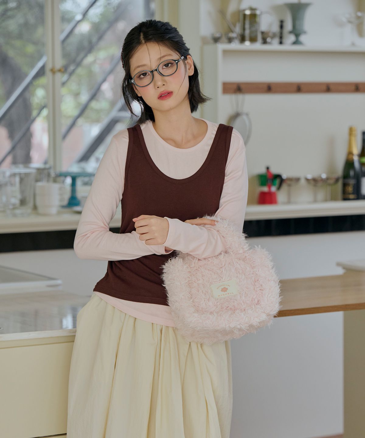 마이쉘(MYSHELL) 푸들 토트백_95801TT