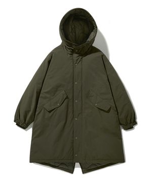 어드벤처 피쉬테일 퀼팅 롱파카 카키 FPJ222