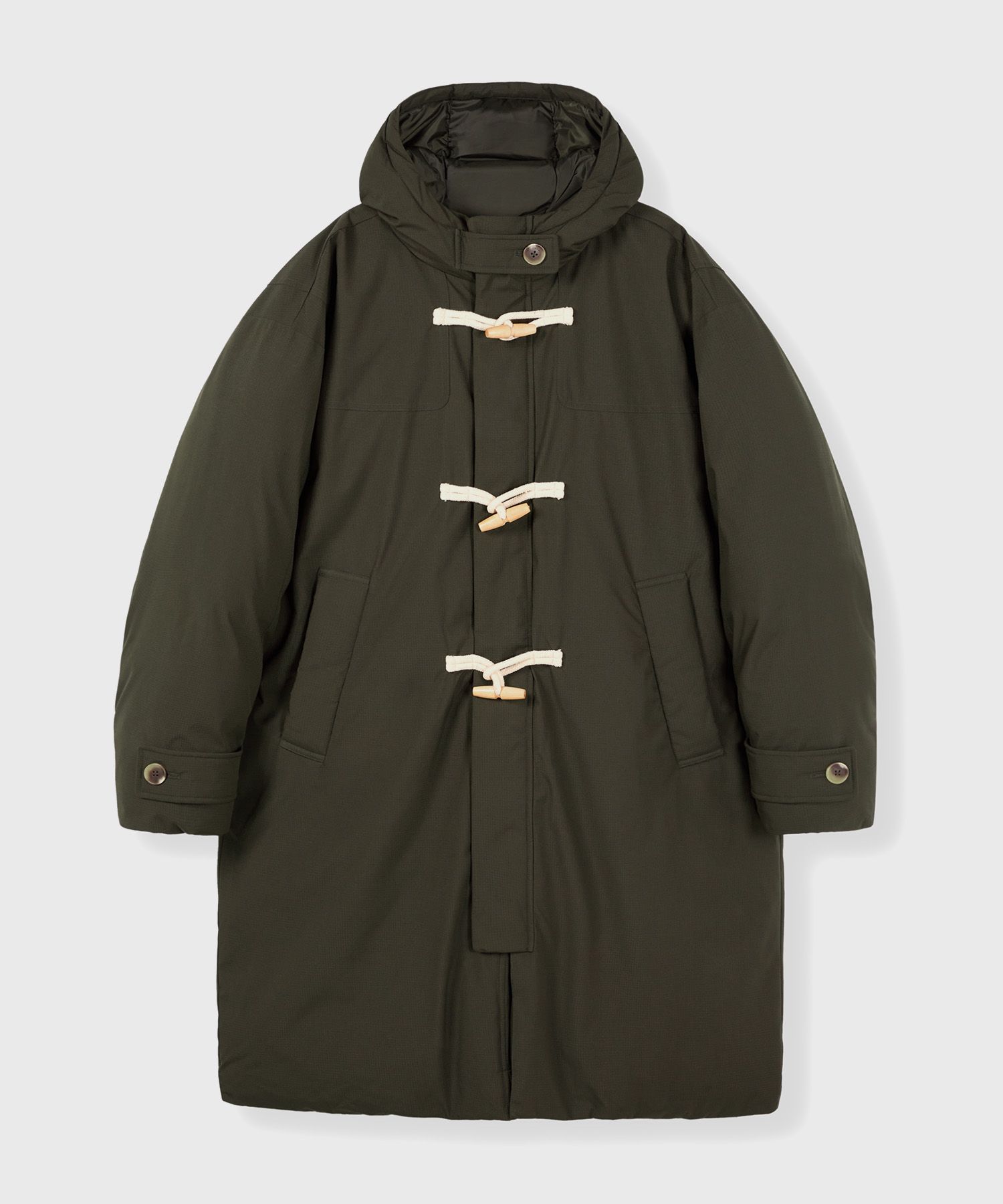 MUSINSA公式 | KIIMUIR オーバーサイズ2WAYダッフルフードロングダウン