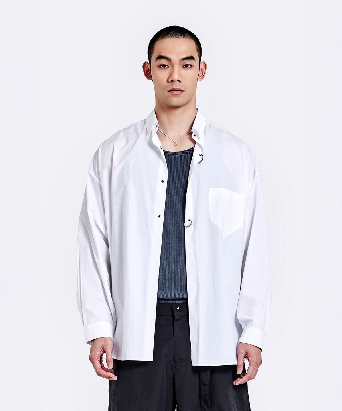 51퍼센트(51PERCENT) Ring shirt - White