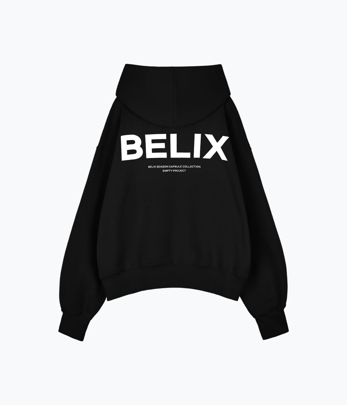 벨릭스(BELIX) Season back logo hoodie black