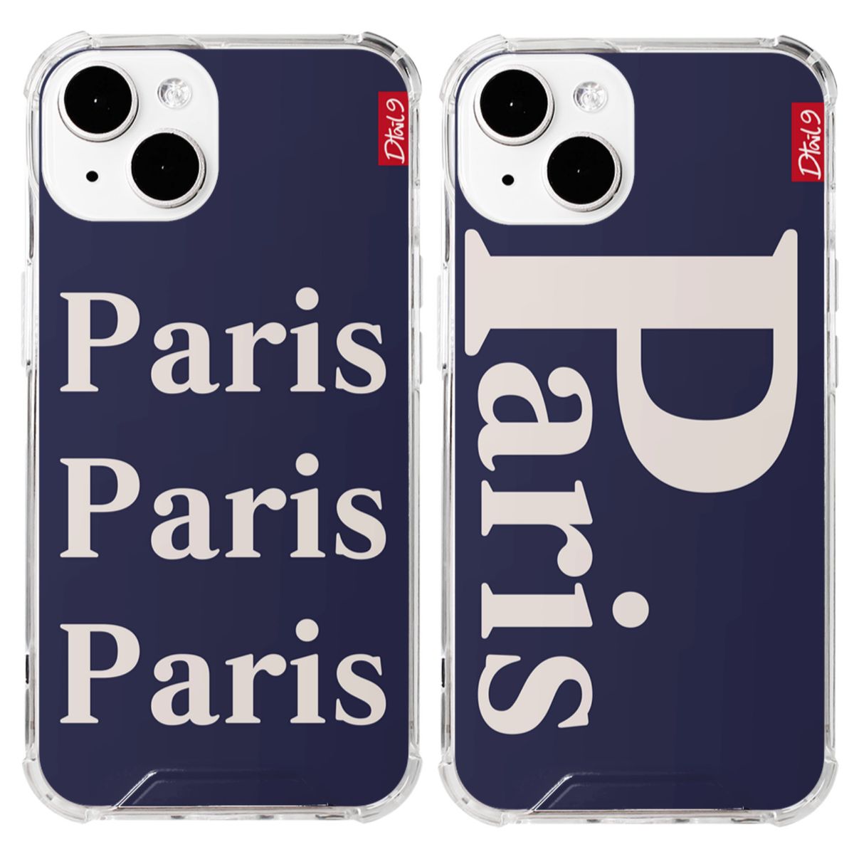디테일나인(DTAIL9) 아이폰케이스 Paris City Name 컬렉션