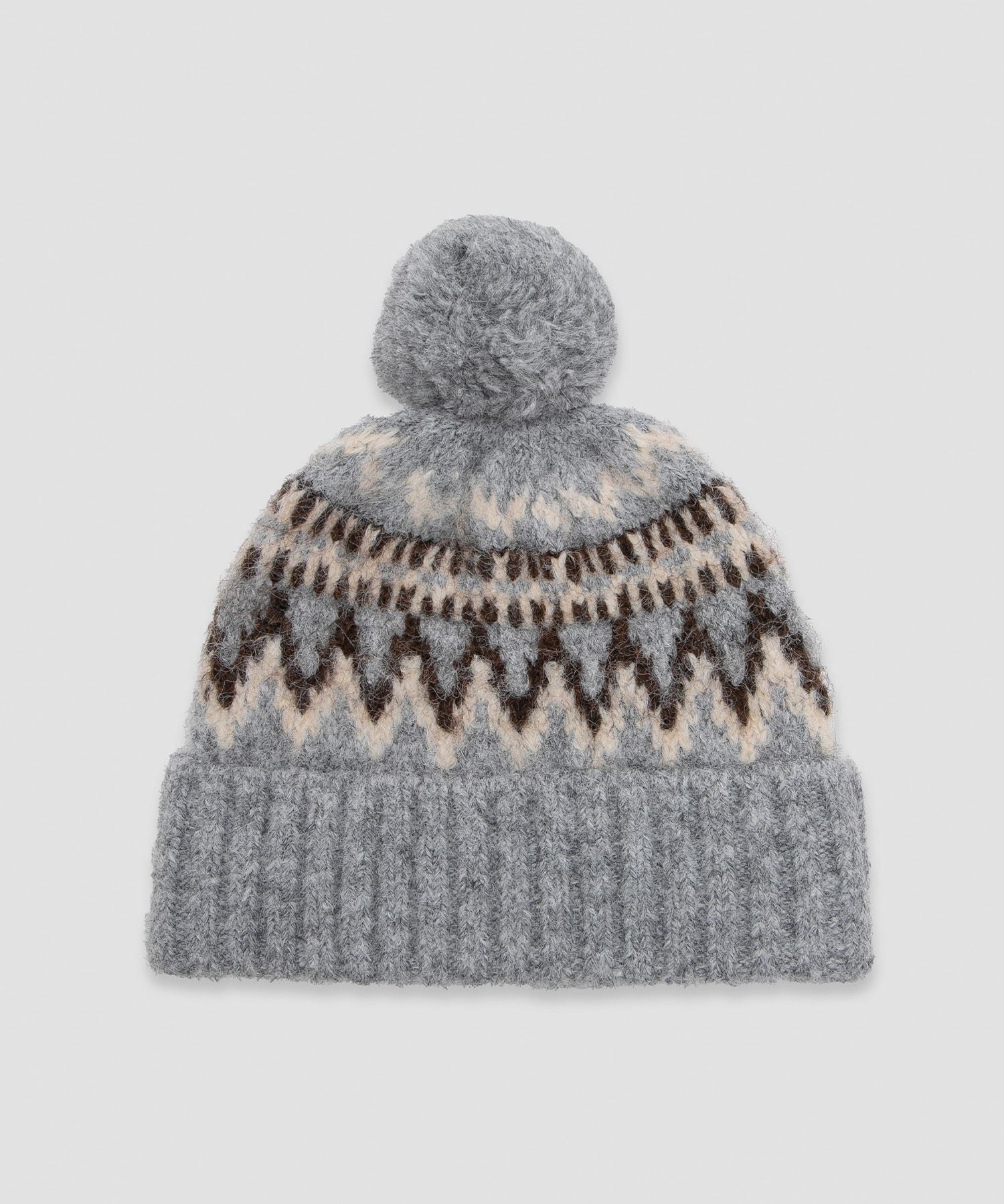 【rolarola】韓国人気★POMPOM KNIT BEANIE MUSINSA公式 | ROLAROLA POMPOM KNIT BEANIE GRAY