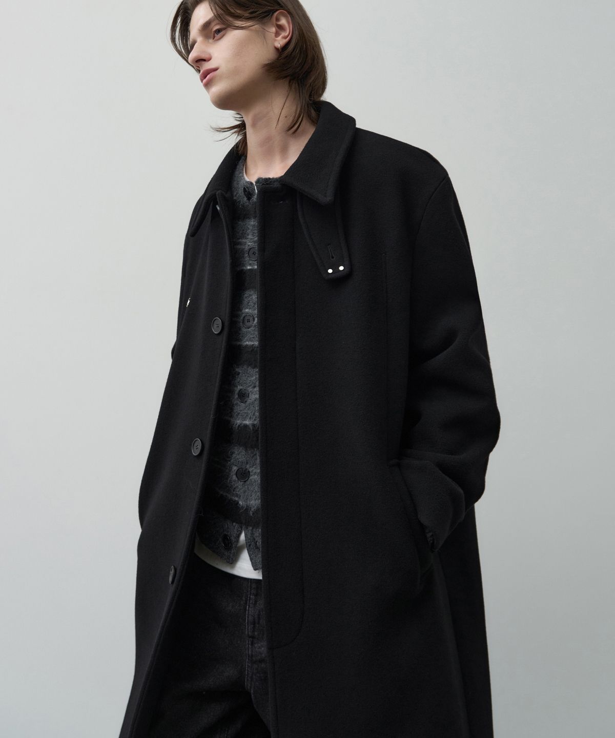 MUSINSA公式 | ALYSS [WOOL 90] リファインドウールバルマカンコート