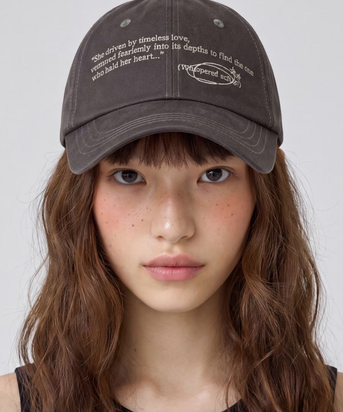 키시닝(KISYNING) Timeless Love Ball Cap (Brown)