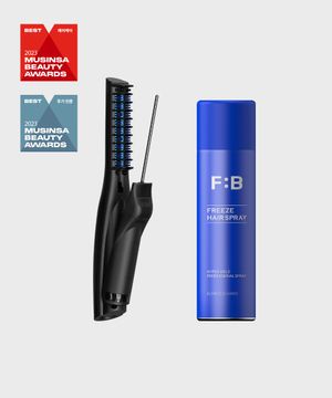[스타일링 치트키/SET] 엠스타일러ax 남자 고데기+프리즈 스프레이 200ml