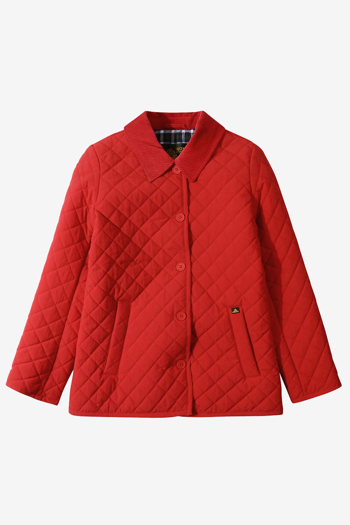 르몽생미셸(LE MONT ST MICHEL) Women Padded Classic Jacket_Red