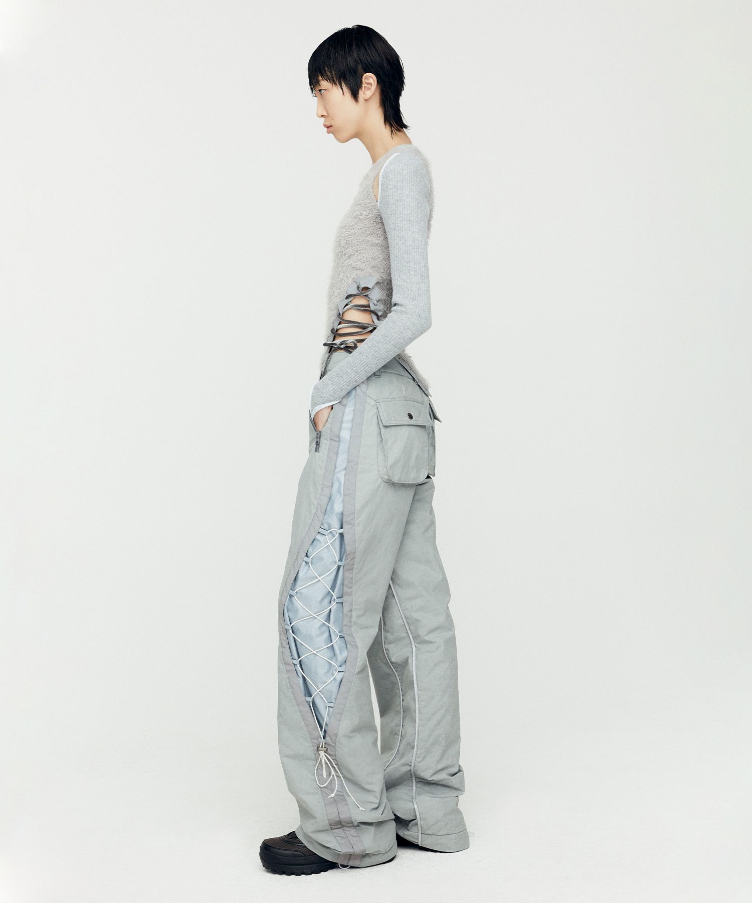 MUSINSA公式 | ANDERSSON BELL FOR WOMEN Crack padded lace-up