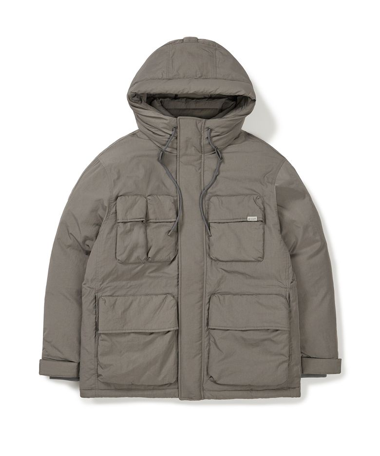 랜드 후드 헤비 다운 자켓 (S24WMTDJ30) Dark Khaki