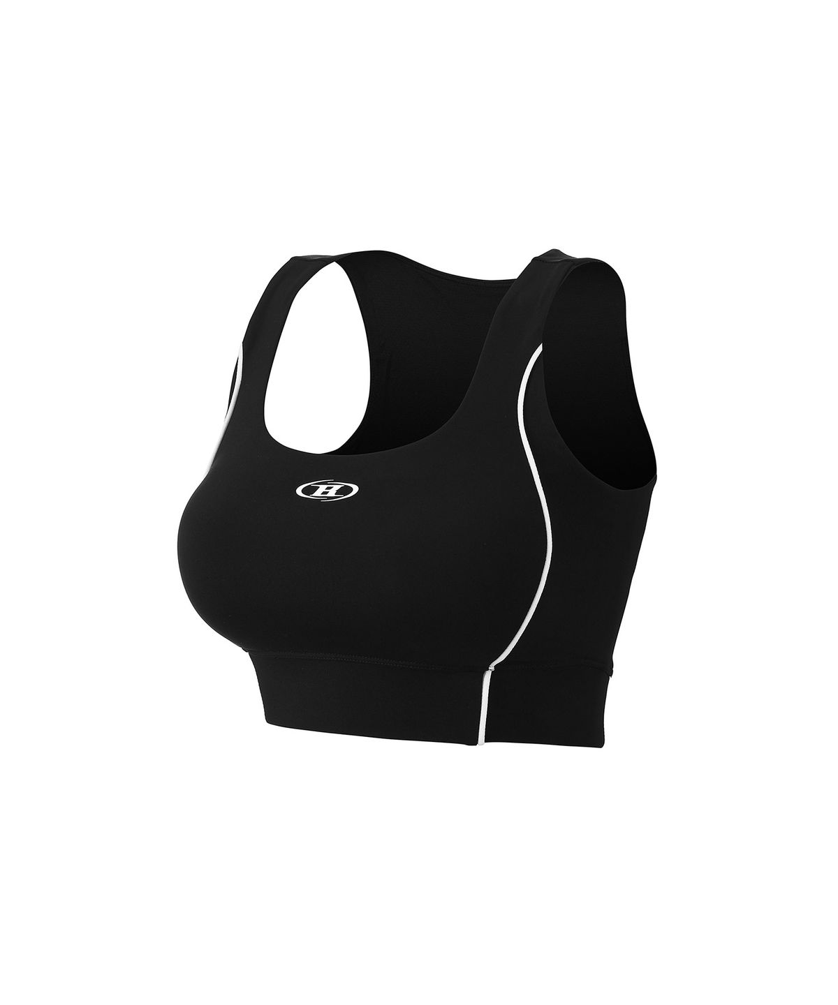 본투윈(BORN TO WIN) W SYMBOL B PIPING TANK TOP [BLACK]