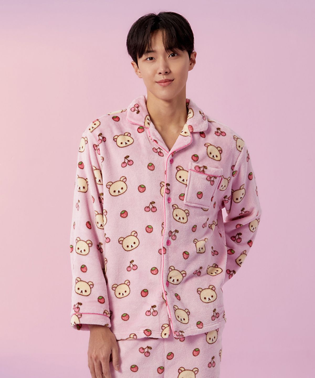 스파오(SPAO) [리락쿠마] 리락쿠마 수면 파자마(LIGHT PINK)_SPPPF11U05