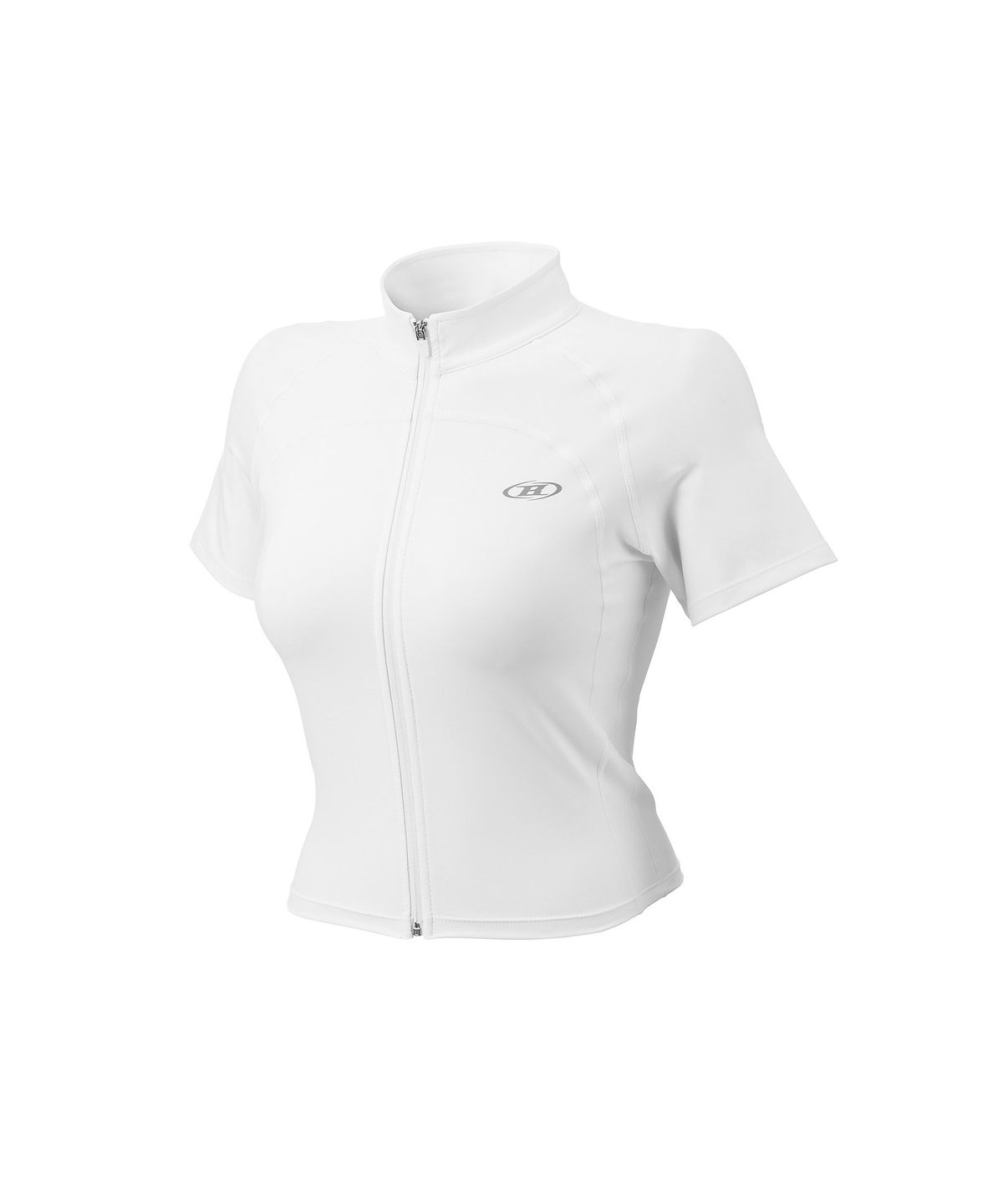 본투윈(BORN TO WIN) ACTIVE LINE FULL ZIP-UP T-SHIRTS [WHITE]