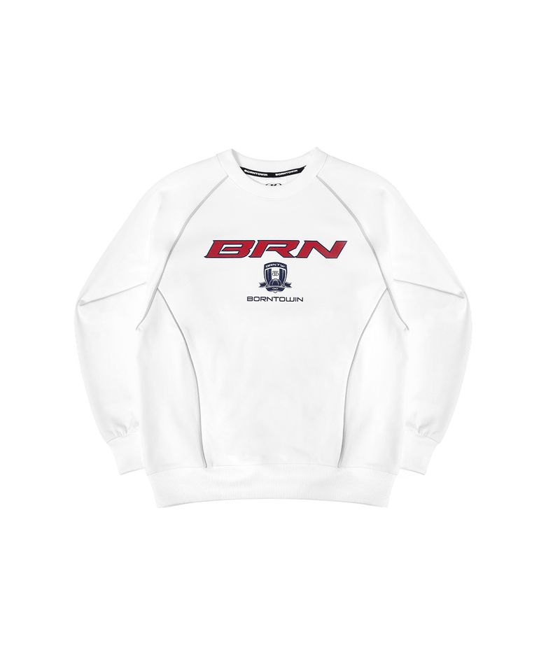 BRN SILVER LINE JERSEY SWEATSHIRTS [IVORY]