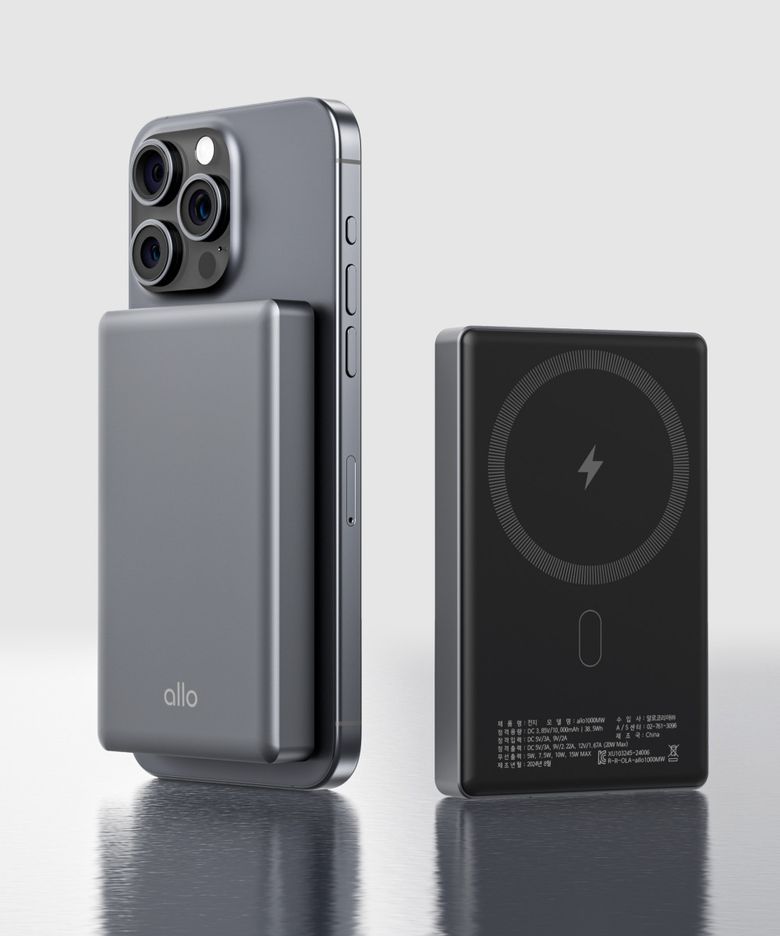 무선 고속 충전 맥세이프 코발트 보조배터리 10000mAh