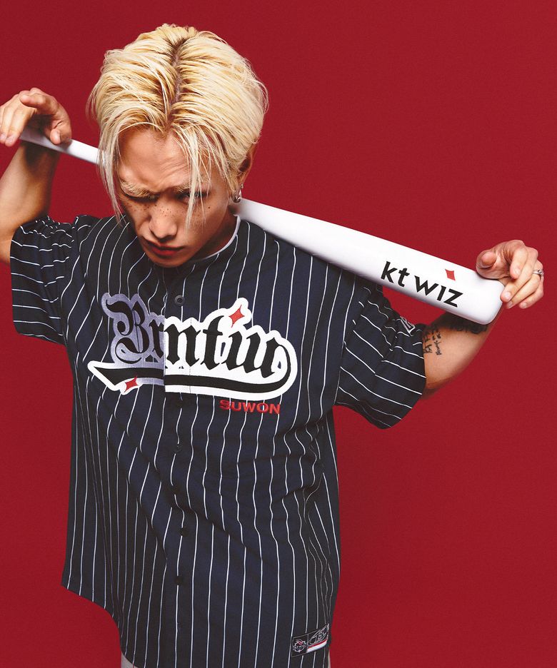 BORNTOWIN X KT WIZ JERSEY TOP [BLACK]