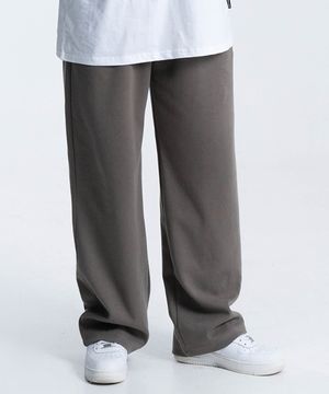 P001 와이드 트랙 팬츠 [카키]