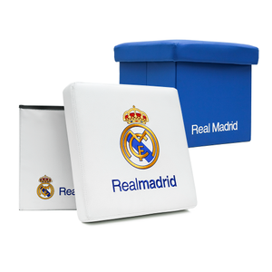 레알마드리드 스툴형 리빙박스 수납함