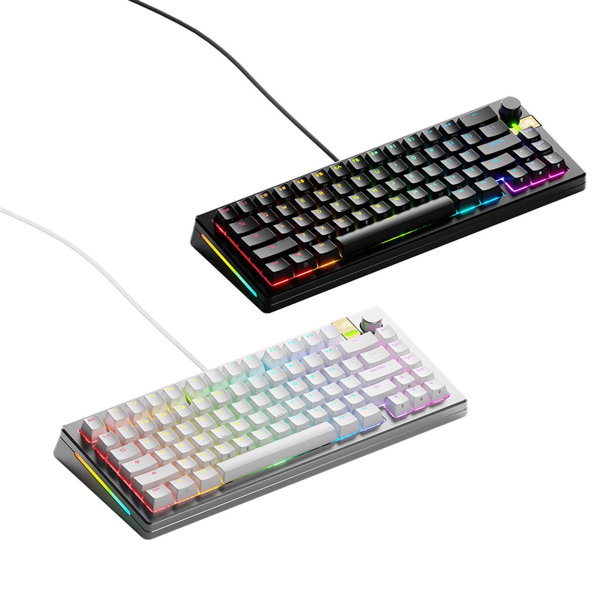글로리어스(GLORIOUS) 글로리어스 GMMK3 PRO HE 75% Prebuilt 래피드 트리거 키보드(블랙/실버)