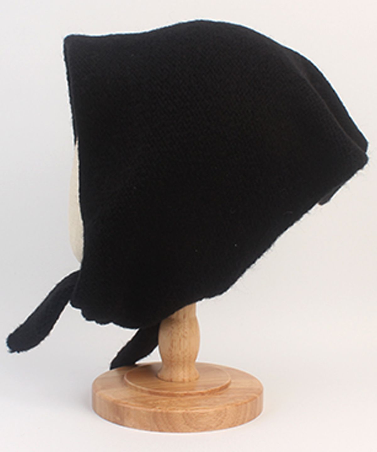 유니버셜 케미스트리(UNIVERSAL CHEMISTRY) Wool Black Bandana Bonnet Hat 귀도리모자