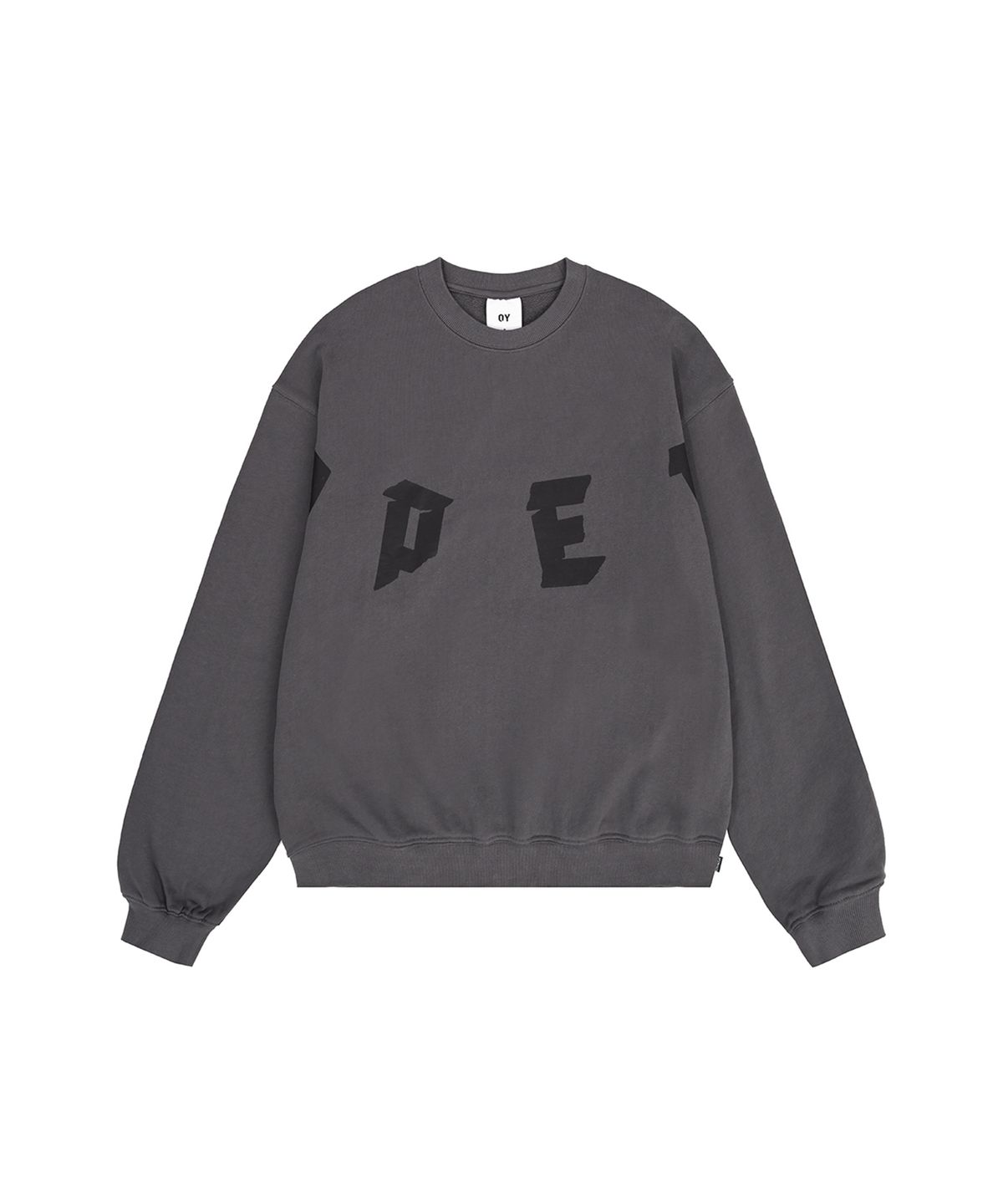 오픈야드(오와이)(OPENYARD(OY)) U-SHAPED LARGE LOGO MTM - DARK GREY