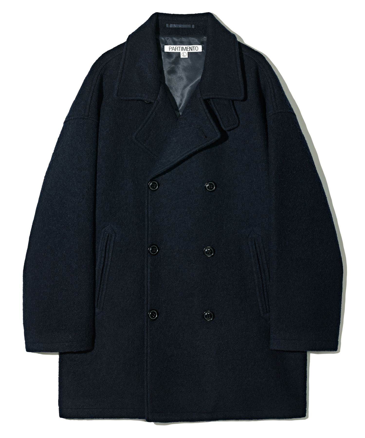 HUM VENT NAVISLINEN PEA COAT NAVY サイズ2 HUM VENT NAVISLINEN PEA COAT NAVY サイズ2 Navy Pea Coat