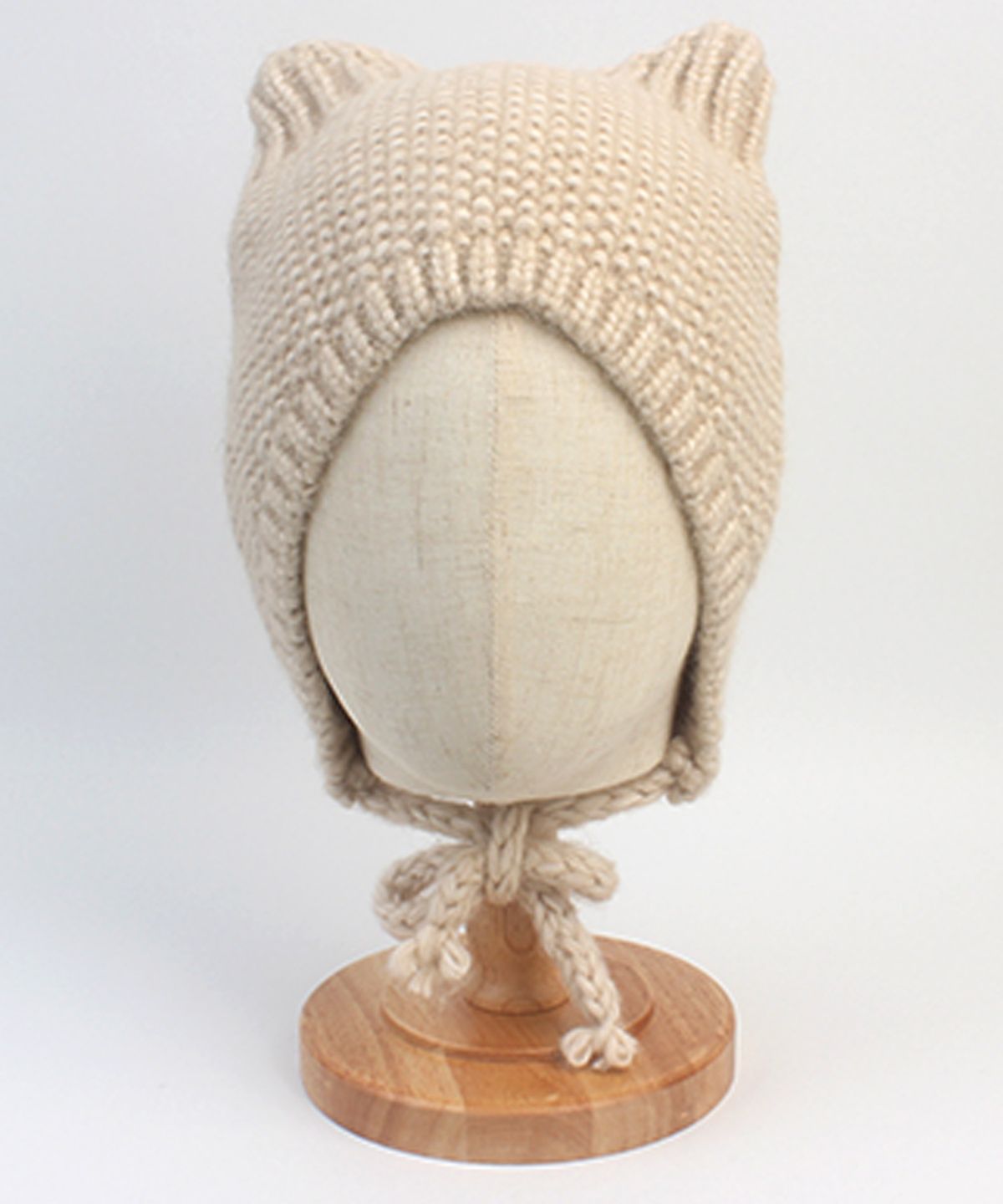유니버셜 케미스트리(UNIVERSAL CHEMISTRY) Cat Knit Ivory Balaclava 바라클라바