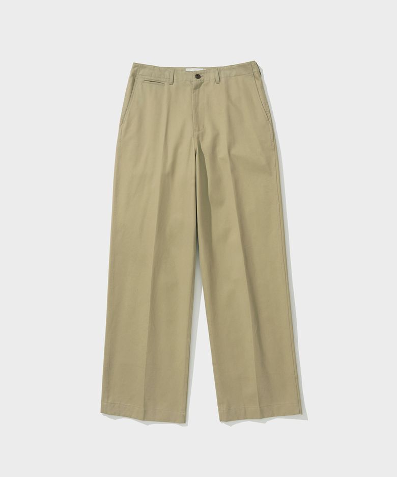 ANTHONY TAPERED CHINO PANTS (BEIGE)