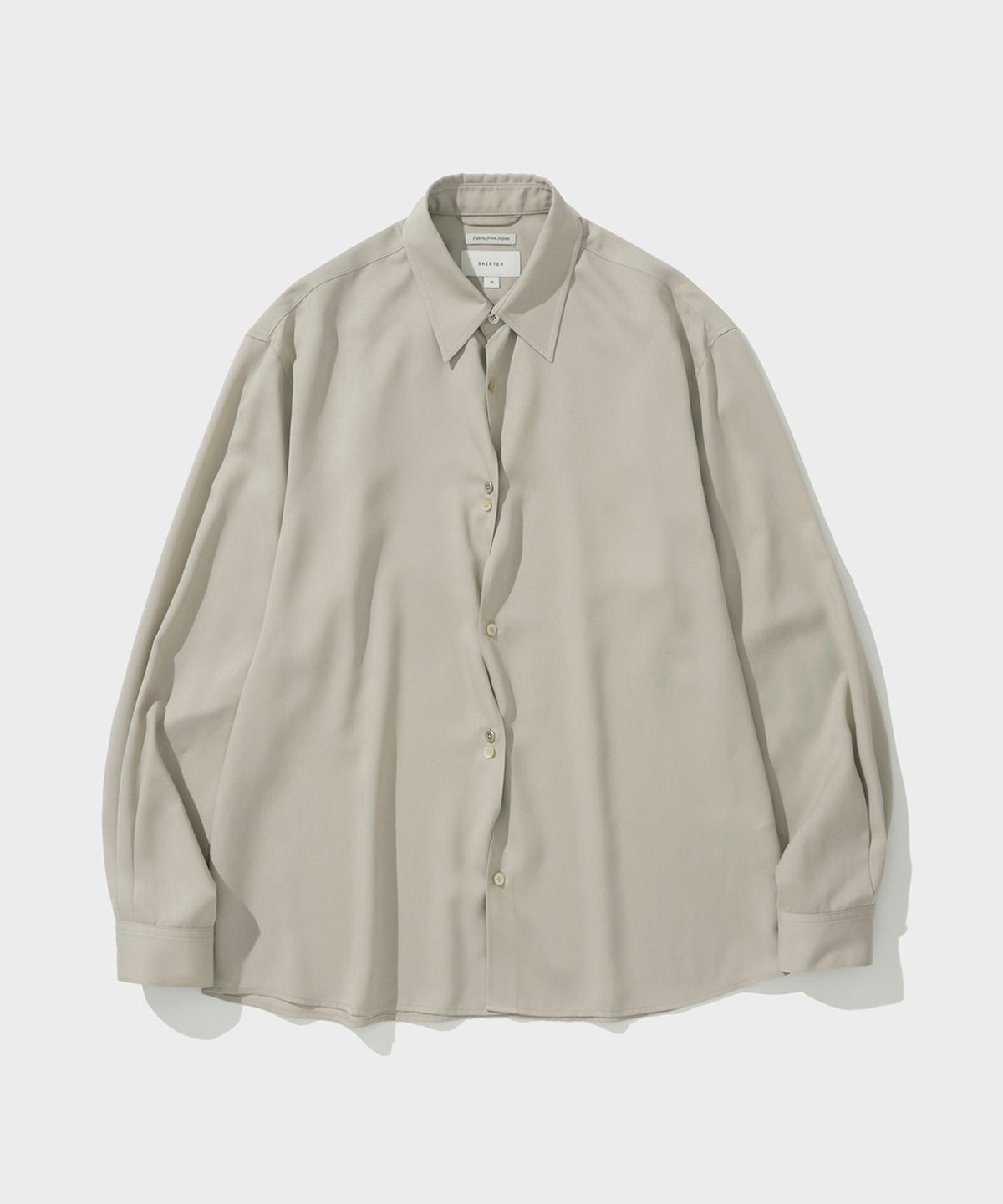 셔터(SHIRTER) NAVONA SILKET SHIRT V2 (BEIGE)