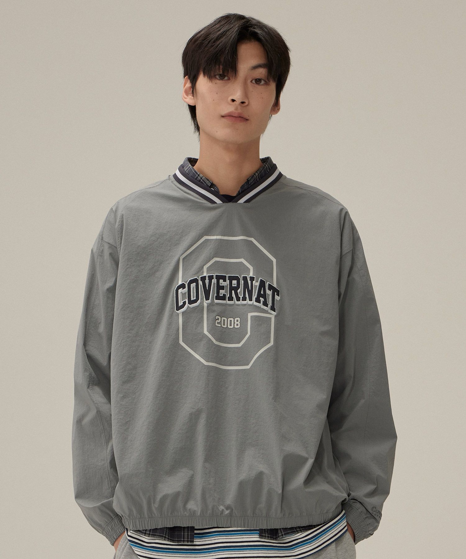 スウェット・トレーナー COVERNAT Arch Blockcore Man to Man Gray MUSINSA | COVERNAT Arch Blockcore Man to Man Gray