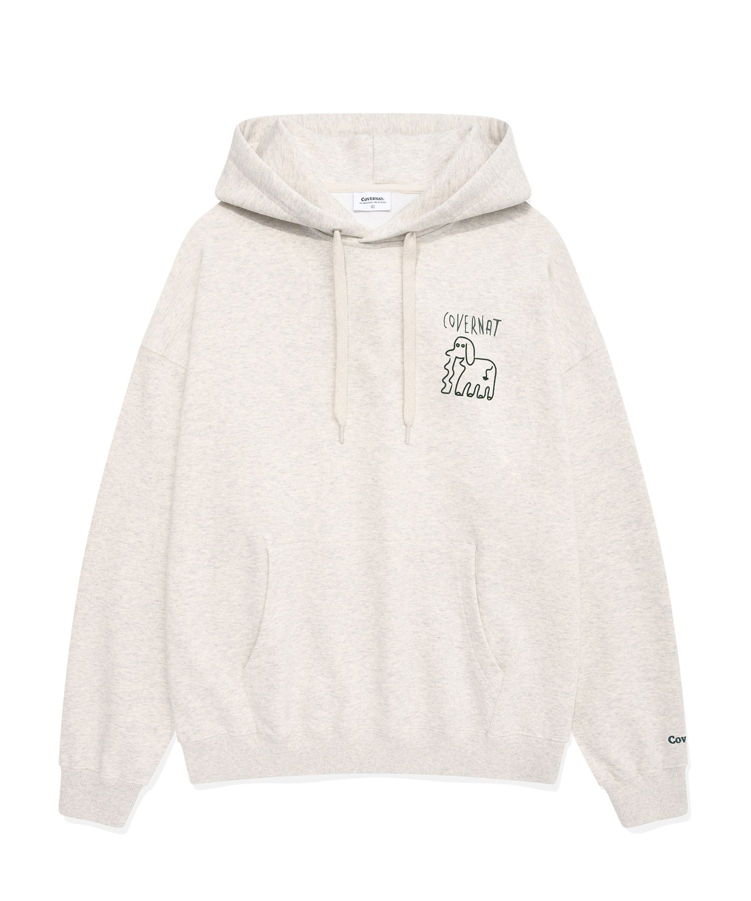 パーカー・フーディ COVERNAT Sketch Hoodie Oatmeal MUSINSA | COVERNAT Sketch Hoodie Oatmeal