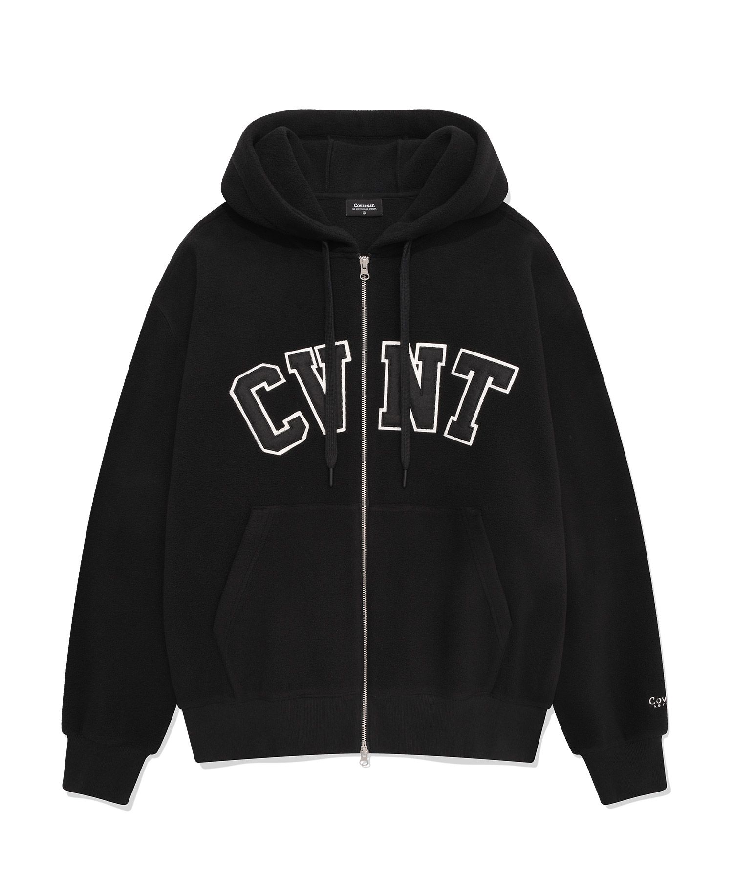 【COVERNAT】 CVNT Fleece Overfit Hoodie Zip-up★男女兼用 MUSINSA | COVERNAT CVNT Fleece Overfit Hoodie Zip-Up Ivory